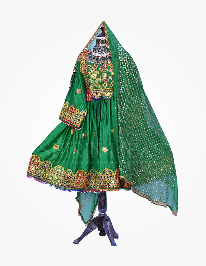 26.Afghan Banarsi Dress Front