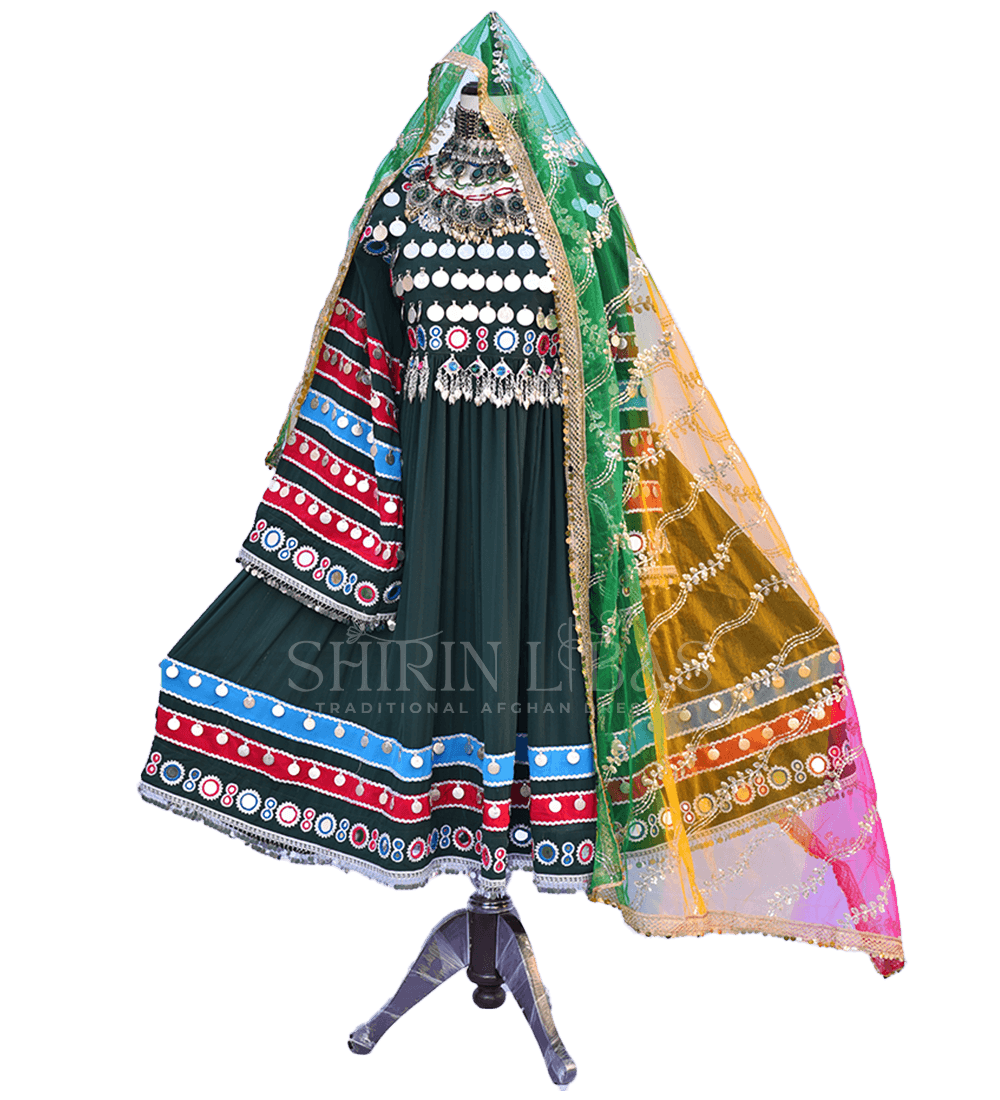 Afghan Floor Lenght Dress (PW-03)