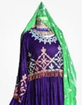 31.Afghan Velvet Dress Front