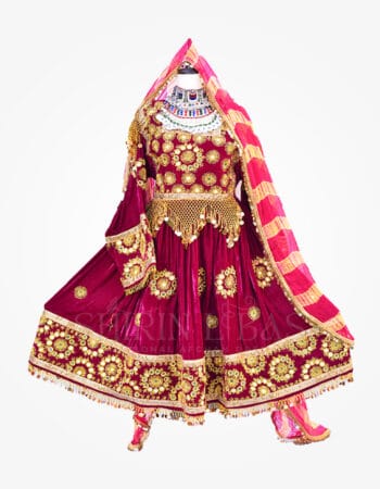 Afghan Bridal Bakhmal Dress (BW-02)