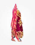 4.Afghan Bridal Bakhmal Dress Front