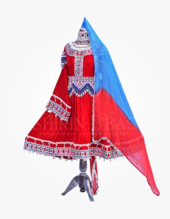 Afghan Velvet Kuchi Dress (PW-05)