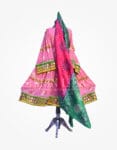 7.Afghan Zari Chaffon Dress-Party Wear(PW-07) Front