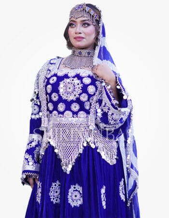 Afghan Velvet Dress (BW-08)