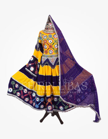 Afghan velvet dress (SB-17)