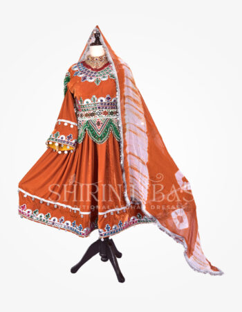 Afghan velvet dress (SB-18)