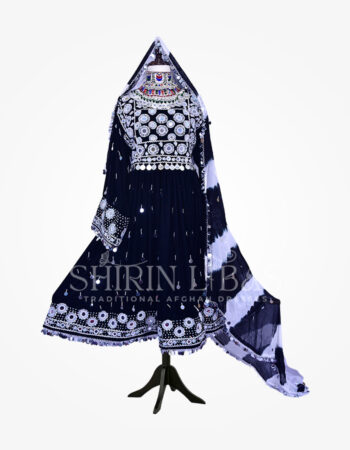 Afghan bakhmal dress (PW-19)