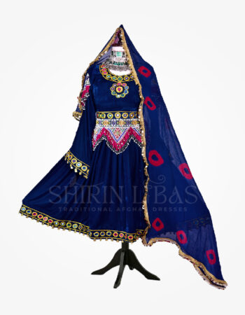 Afghan bakhmal dress (PW-20)