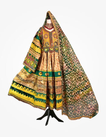Afghan silk kuchi dress (SB-20)
