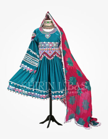 Afghan velvet dress (SB-24)