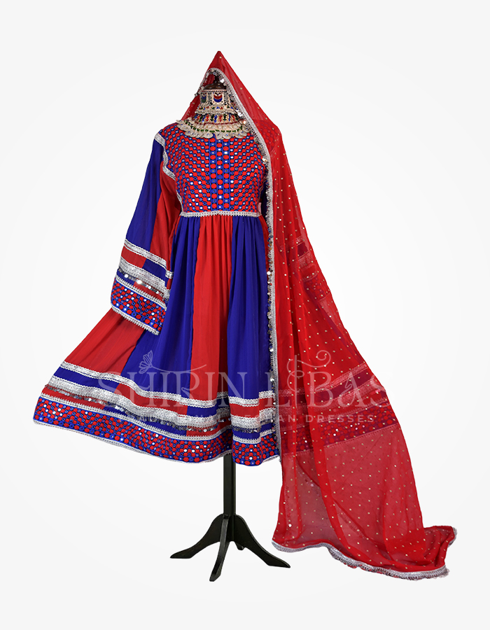 29.Afghan casual dress (PW-29)Front