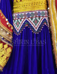 6.Afghan charma dozi velvet dress (CD-06) Side