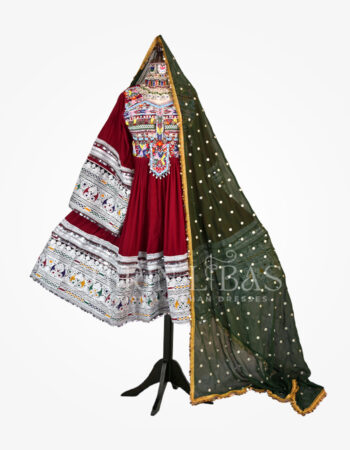 Afghan charma  dress (CD-08)
