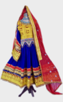 6.Afghan charma dozi velvet dress (CD-06) Side