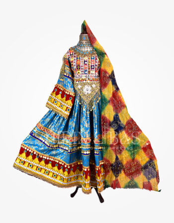 Afghan banaras dress (SB-19)